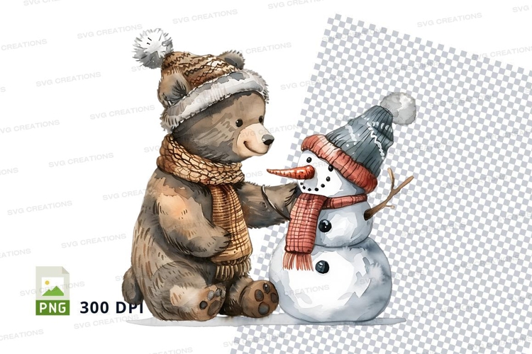 Winter Watercolor Clipart Image 13