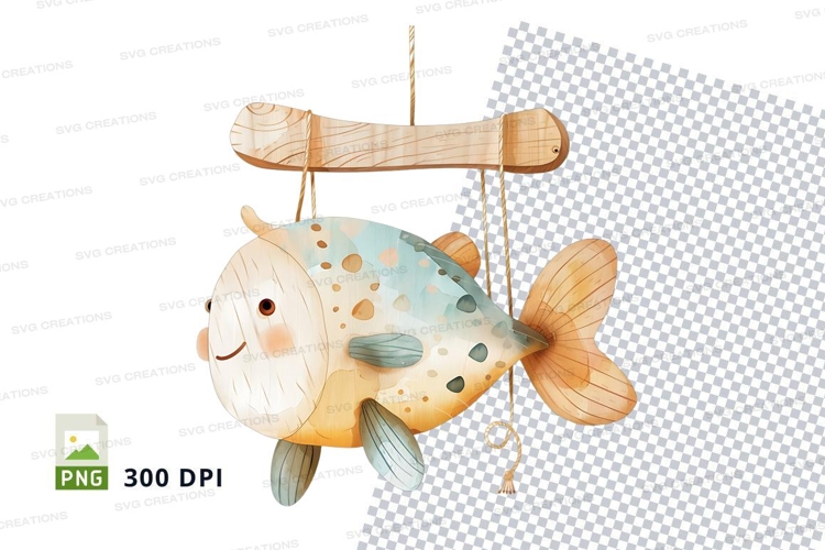 Cute Fish Clipart Image 14
