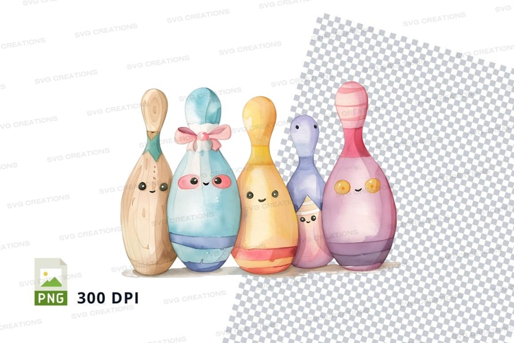 Bowling Pin Clipart Image 9