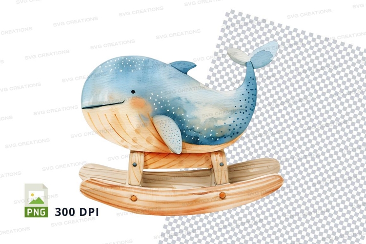 Blue Whale Clipart Image 14