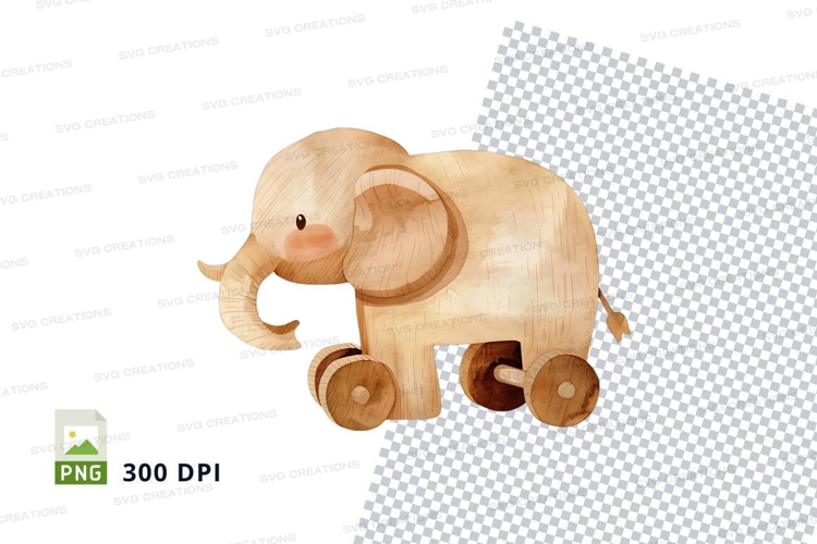 White Elephant Clipart Image 2
