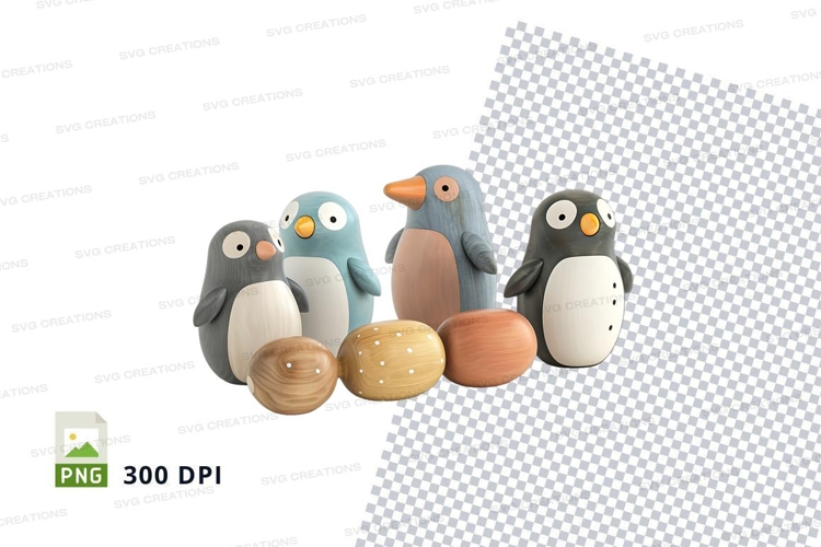 Cute Penguin Clipart Image 13