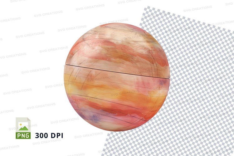 Jupiter planet clipart PNG high resolution transparent space