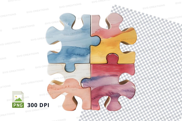 Puzzle Pieces Clipart Image 8