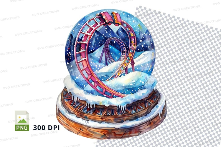 Roller Coaster Clipart Image 4