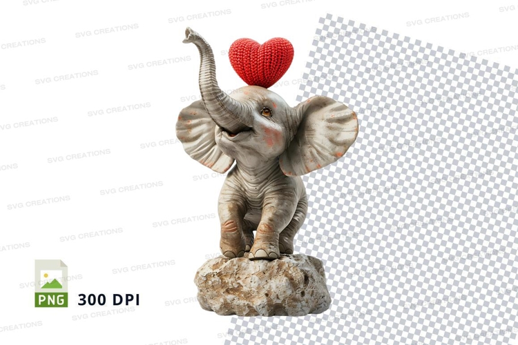 White Elephant Clipart Image 4