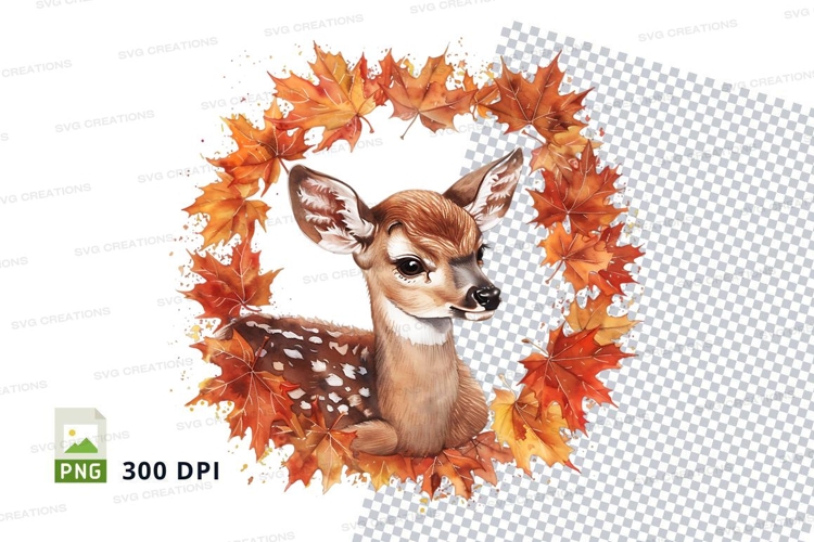 Autumn Leaves Clipart Image 14