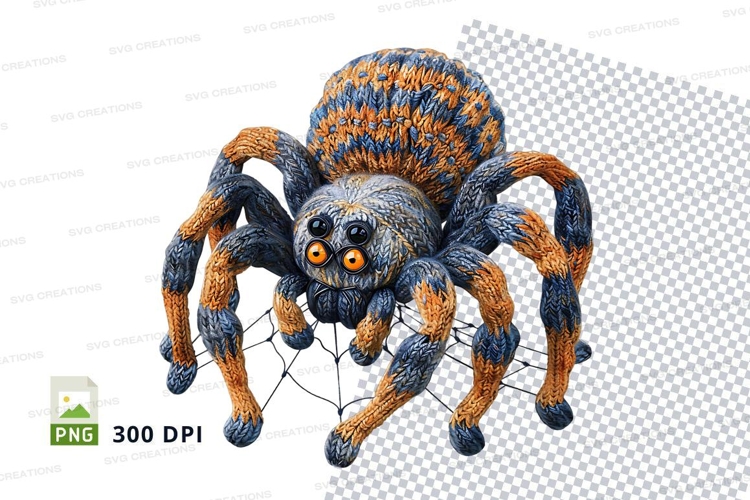 Transparent spider clipart Image 3