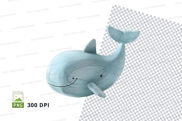 Blue Whale Clipart Image 15