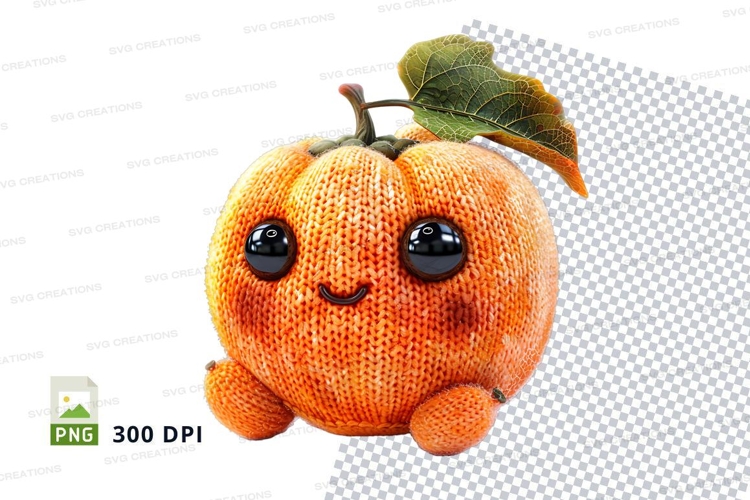 Cute pumpkin bug clipart png, orange cartoon character, autu
