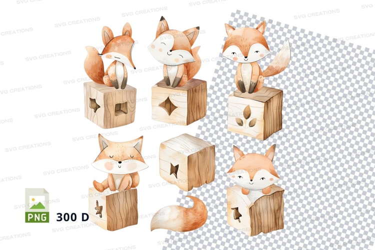 Cute Fox Clipart Image 4
