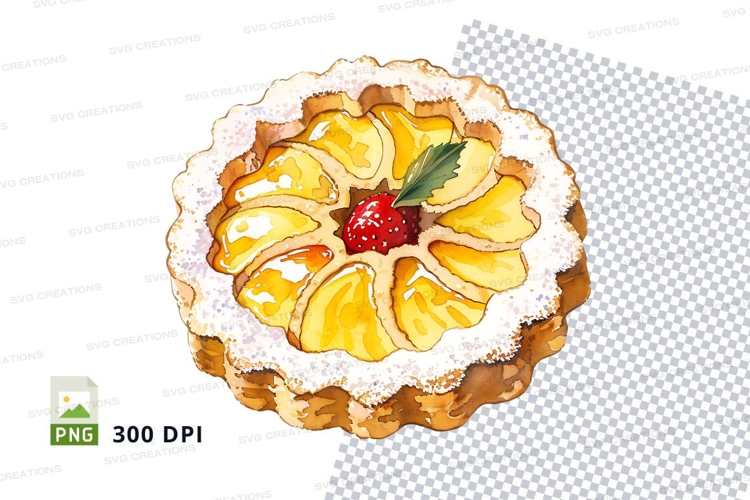 Lemon cake clipart png dessert isolated white background