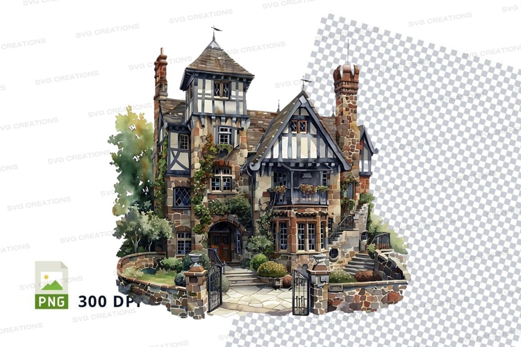 Haunted Mansion Clipart Image 19