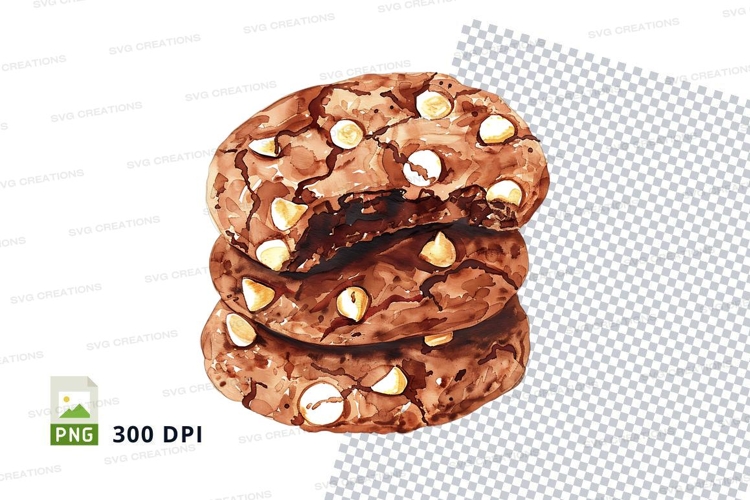 Chocolate Chip Cookies Clipart Image 7