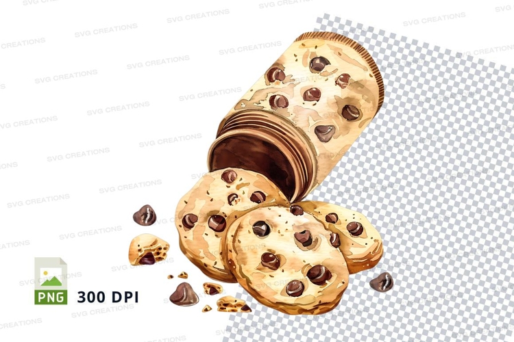 Chocolate Chip Cookies Clipart Image 14