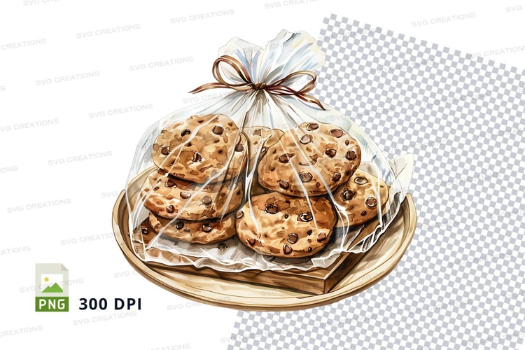 Chocolate Chip Cookies Clipart Image 12