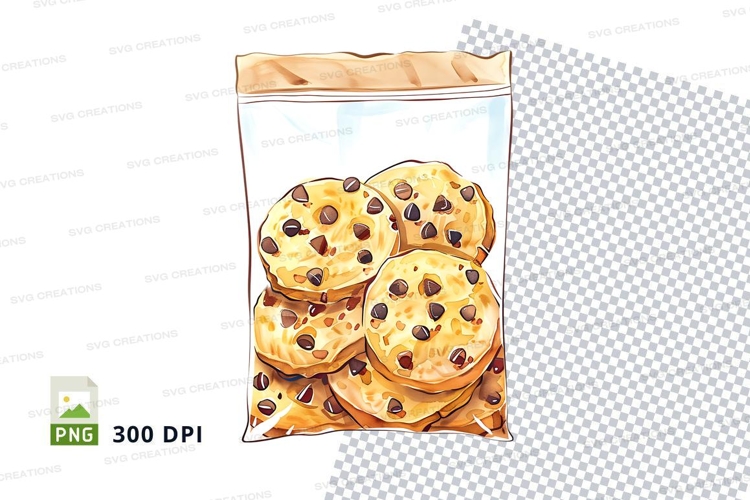 Chocolate Chip Cookies Clipart Image 13