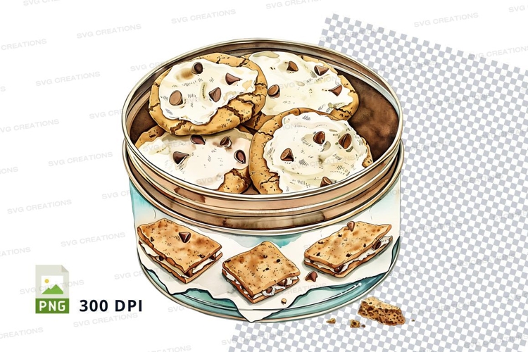 Chocolate Chip Cookies Clipart Image 5
