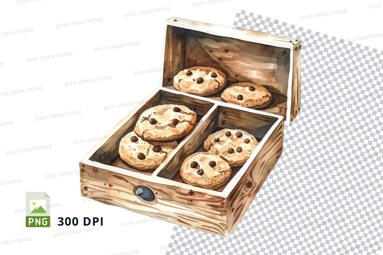 Chocolate Chip Cookies Clipart Image 3
