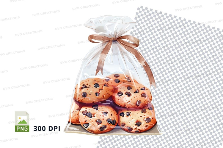 Chocolate Chip Cookies Clipart Image 9