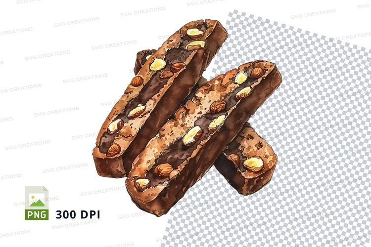 Chocolate chip cookies stacked clipart transparent PNG high