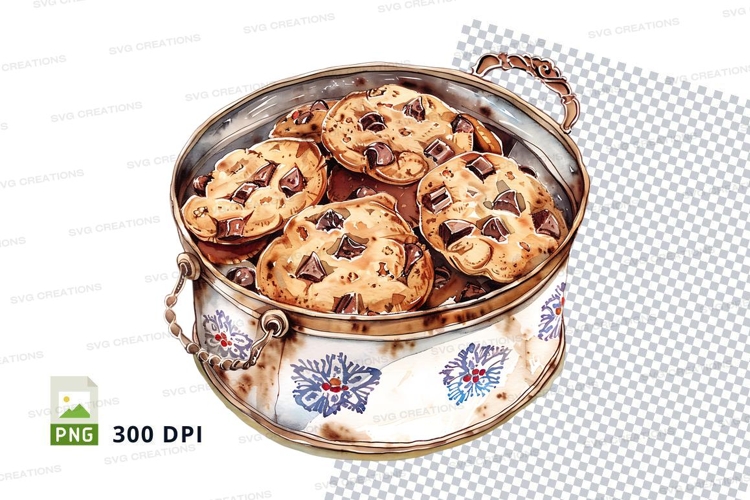Chocolate Chip Cookies Clipart Image 8