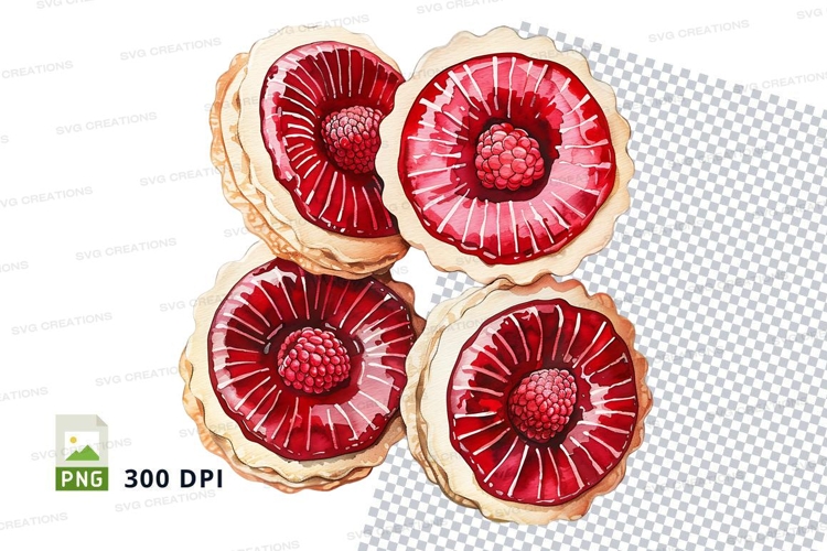 Red Flower Clipart Image 11