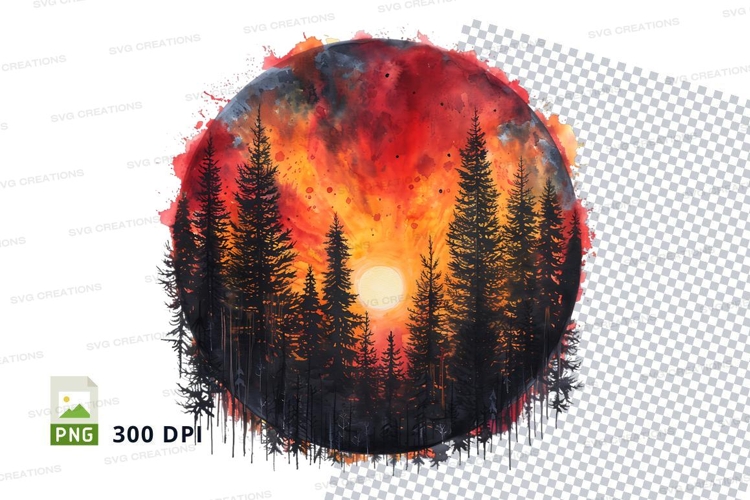 Trees Silhouette Image 17