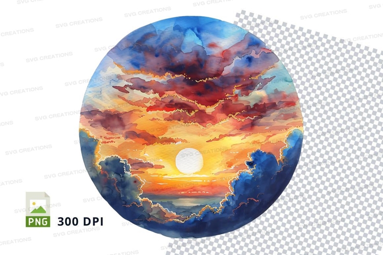 Earth sunset clipart planet space globe horizon 300dpi