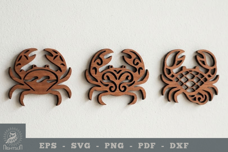 Crab Lasercut Wall Decoration