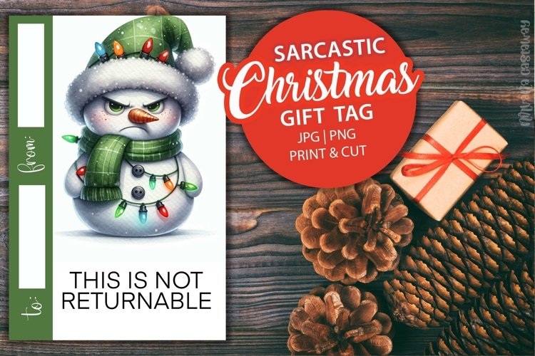 Christmas Tag Clipart Image 19