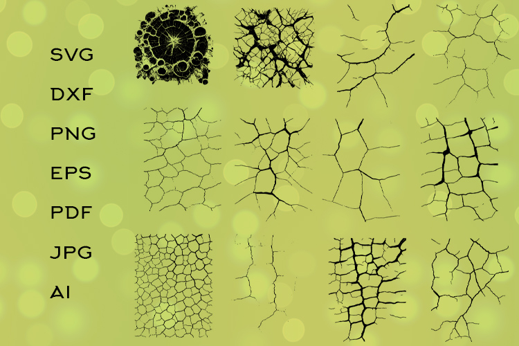 Kintsugi cracks or wall cracks