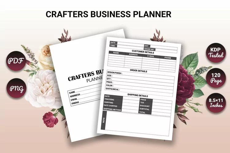 Crafters Business Planner KDP Interior