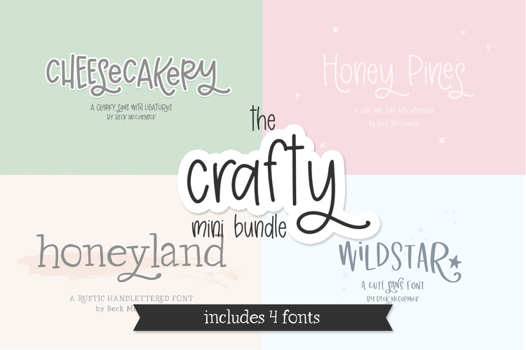 The Crafty Font Bundle
