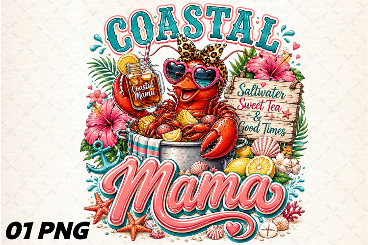 Crawfish Mama Png, Crawfish Season Png example image 1