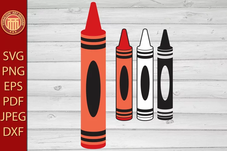 Crayon - eps, jpg, dxf, svg, pdf, png files