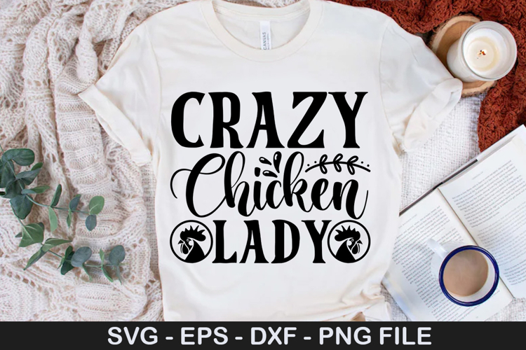 Crazy Chicken Svg Image 8