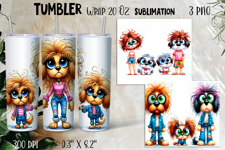 20 Oz Sublimation Tumbler Wrap Image 9