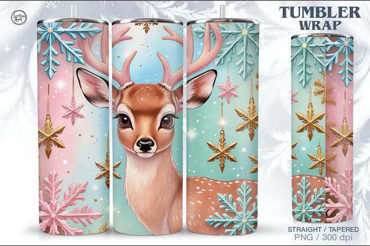 Christmas Tumbler Wrap 20 oz