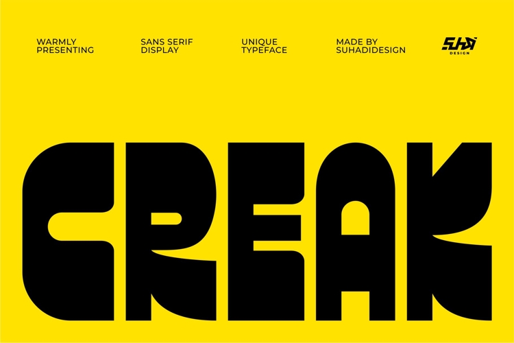 Creak - Sans Serif Display Typeface