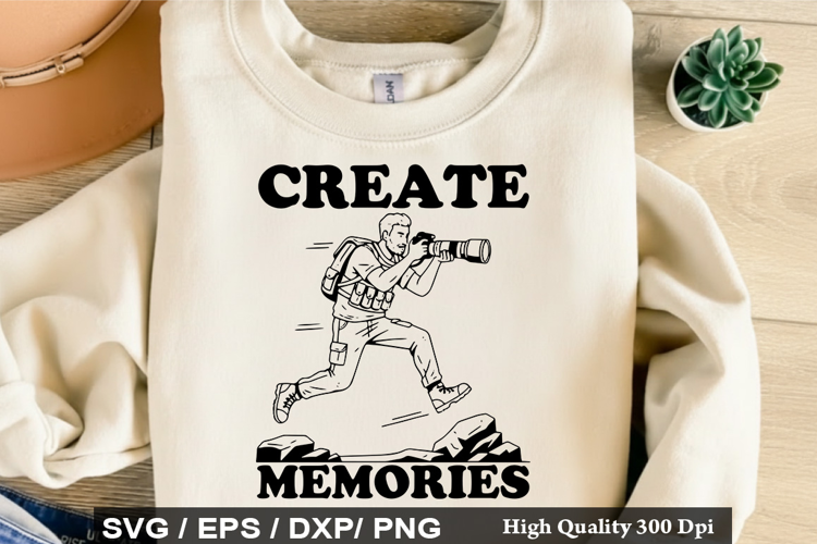 Create Memories - Photographer SVG Design