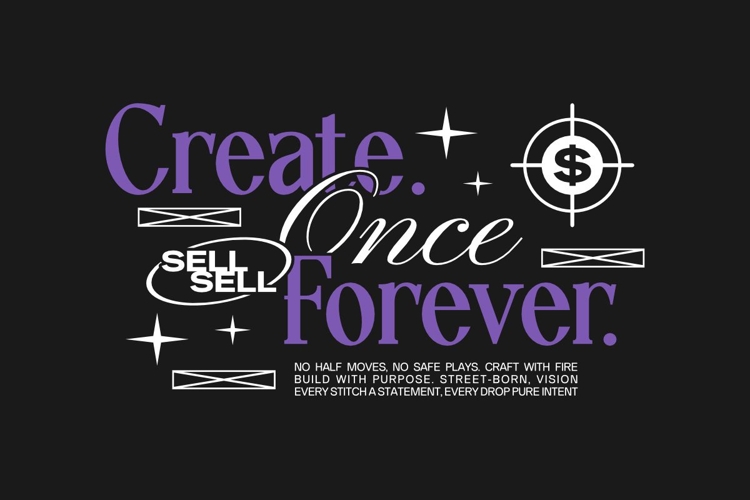 Forever Business Preneur Streetwear T-shirt Design