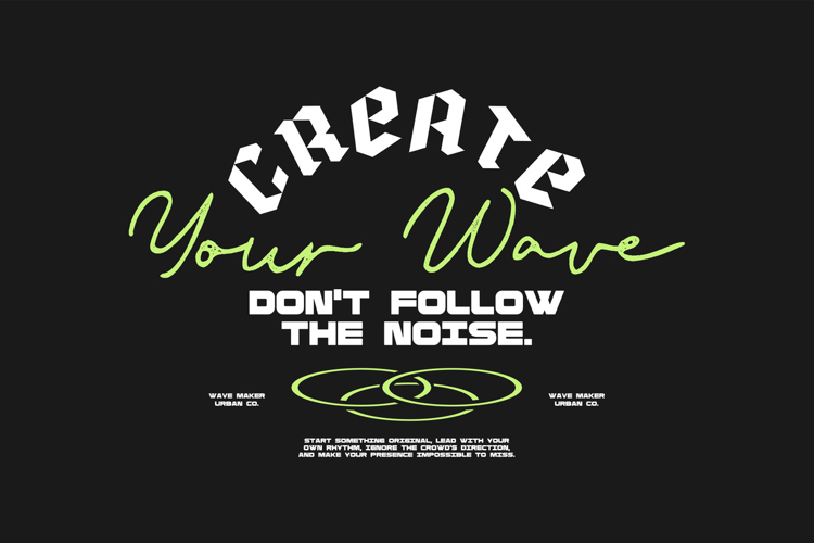 Minimal Typography Streetwear | Motivational Quotes