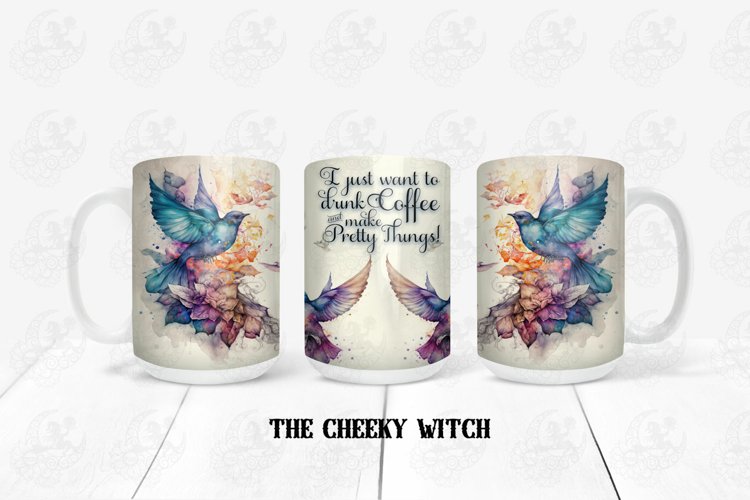 Coffee and Pretty Things mug design