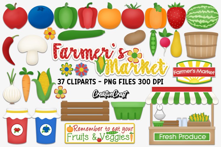 Fruit And Vegetable Clipart Image 12