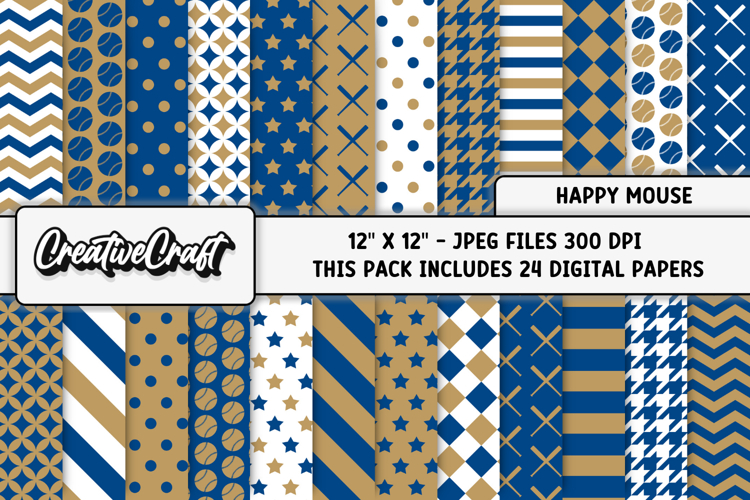 Baseball Sport Digital Paper, baseball graphic illustrations