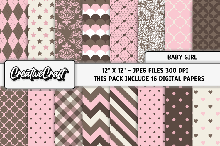 Baby Girl Clipart Image 6