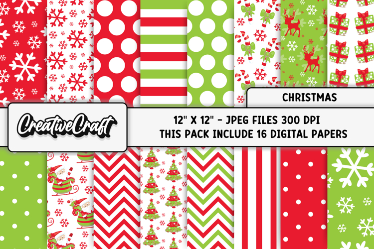 Christmas Digital Papers, christmas backgrounds designs