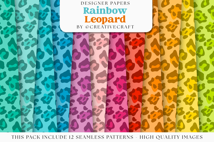 Animal Print Seamless Pattern, leopard print digital papers
