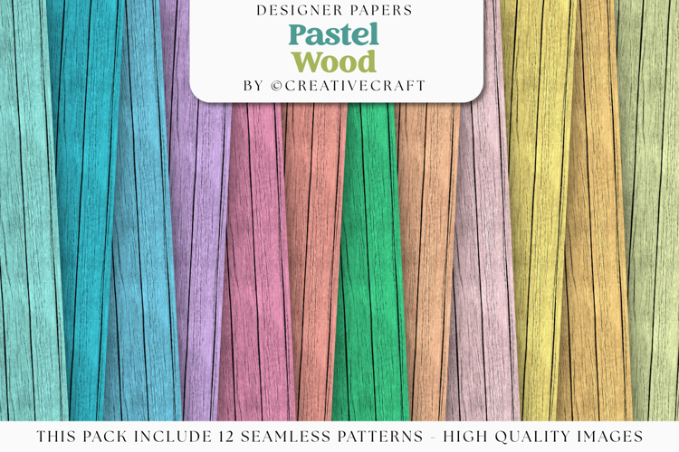 Colorful Wood Seamless Pattern, primary colors digital paper